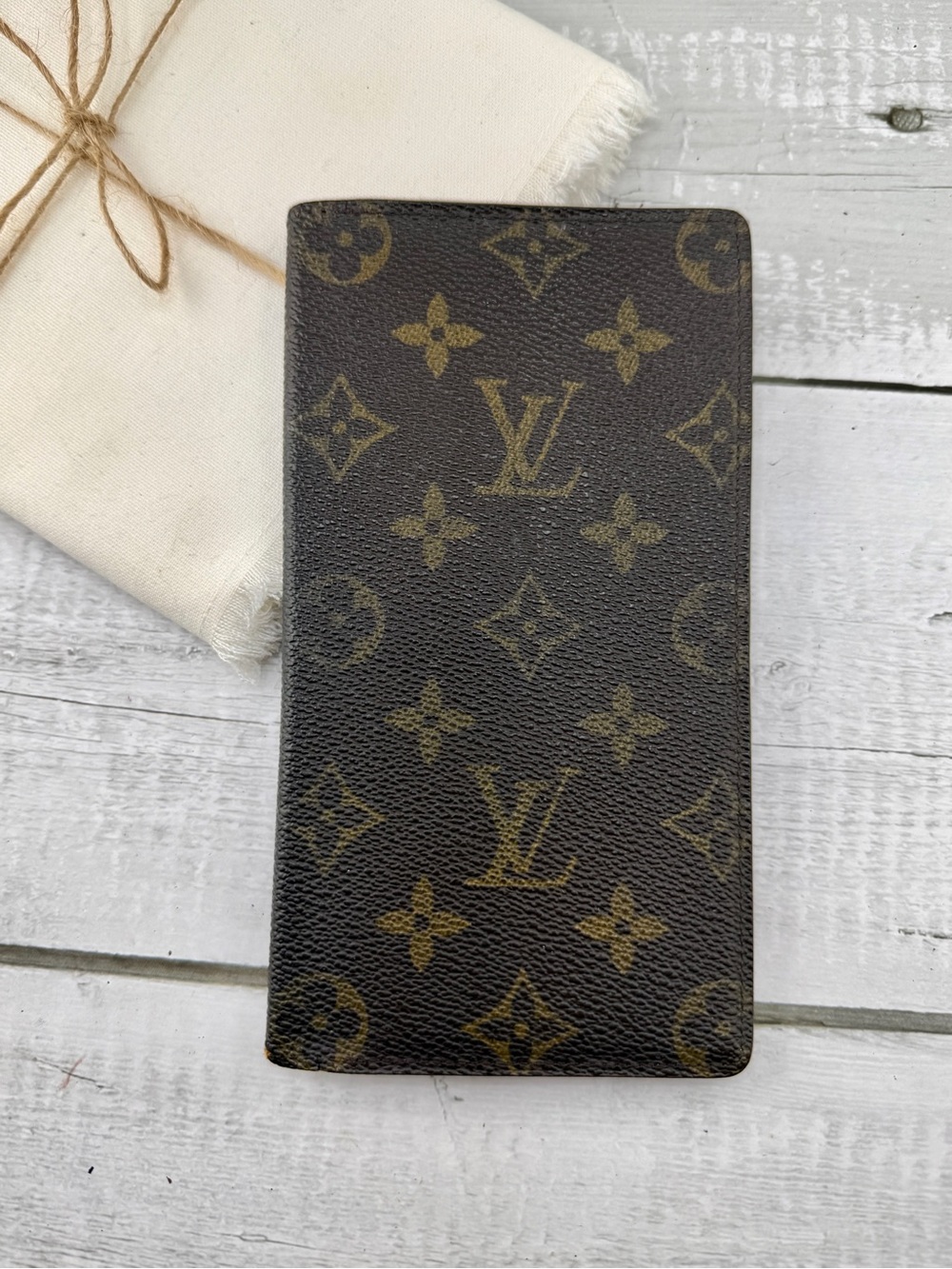 AUTHENTIC Louis Vuitton Monogram wallet/checkbook holder.